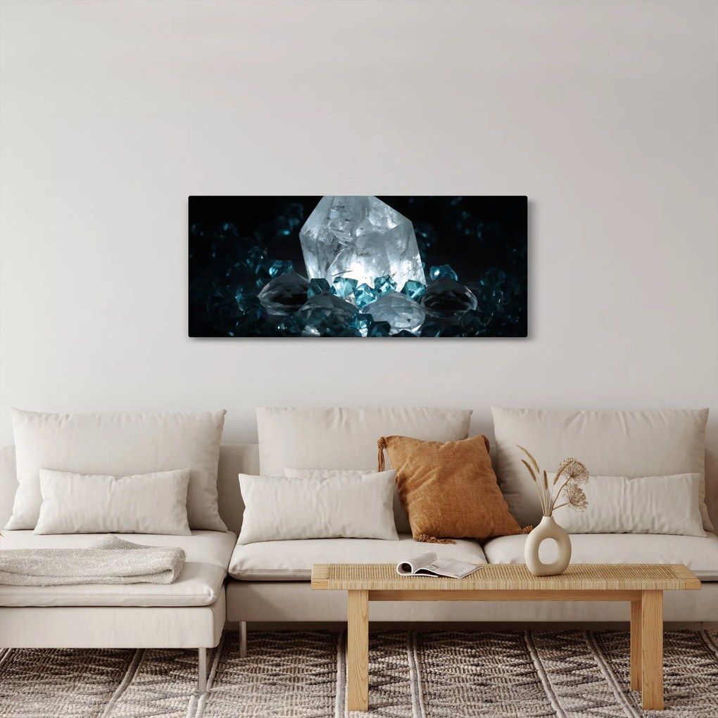 Obraz kryštálu (120x50 cm)