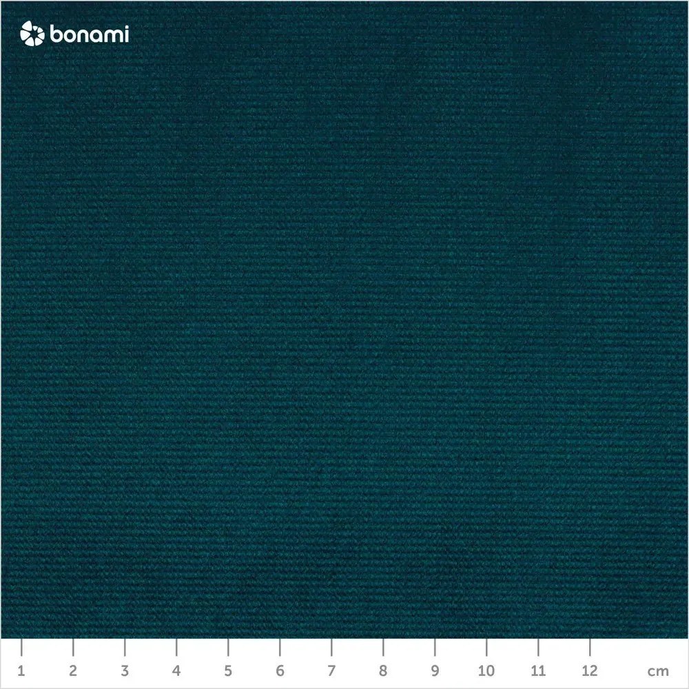 Tyrkysová zamatová rozkladacia rohová pohovka (ľavý roh) Lofty Lilly – Miuform