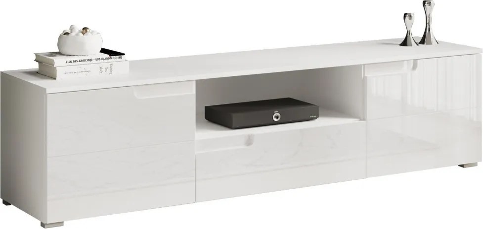 TV skrinka Spice, biela lesk