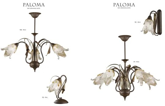 Jupiter 713 - PA L - Stolná lampa PALOMA 1xE27/40W/230V