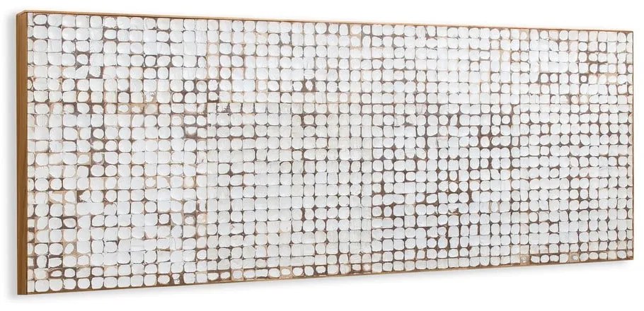Čelo postele z mangového dreva v bielo-prírodnej farbe 174x60 cm Kron - Kave Home