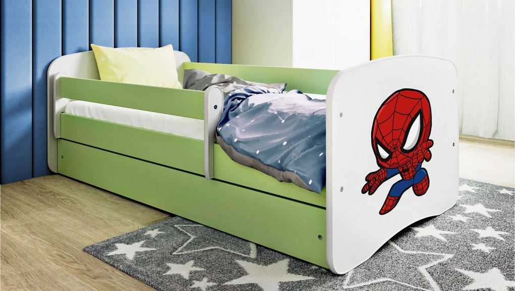 XXXLutz POSTEĽ PRE DETI A MLÁDEŽ 80/160 cm, zelená, biela MID.YOU - Detské izby - 002142000289