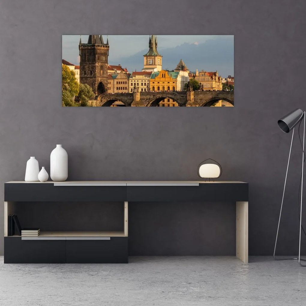 Obraz - Karlov most (120x50 cm)