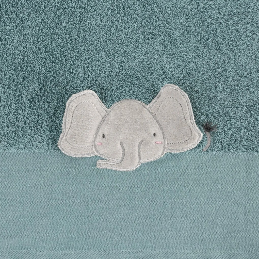 DETSKÝ BAVLNENÝ UTERÁK BABY59 SADA 6KS 50X90 CM MODRÁ