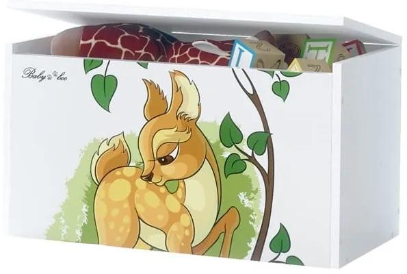 Raj posteli Box na hračky -  srnka Bambi čerešňa