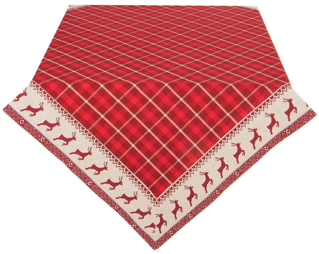 Obrus na stôl Nordic Christmas - 	150*150 cm