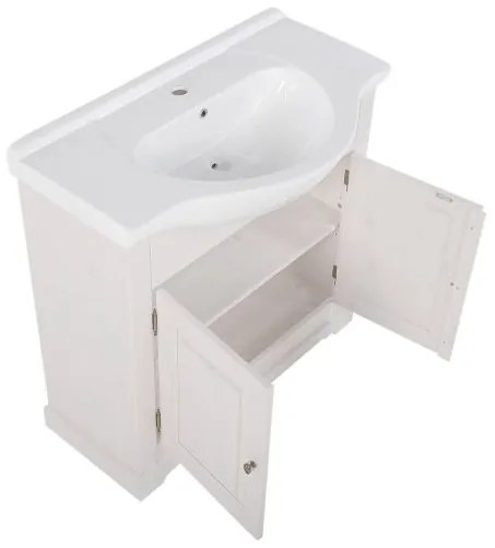 Kúpeľňová skrinka CMD ROMANTIC 862 biela