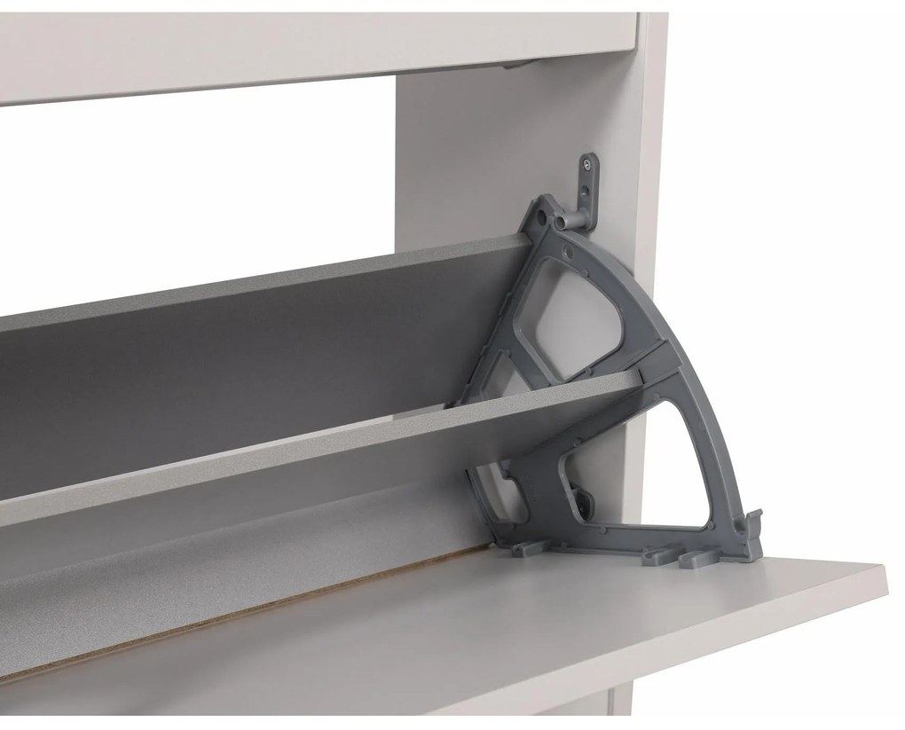 Botník (skrinka na topánky) Tosina 2 (biela). Akcia -15%. Vlastná spoľahlivá doprava až k Vám domov. 1094561