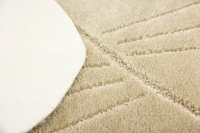 Kúpeľňový koberček Shell svetlobéžový