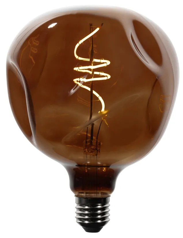 E27 Stmievateľné LED žiarovky T125 hnedé 4W 120 lm 1800K