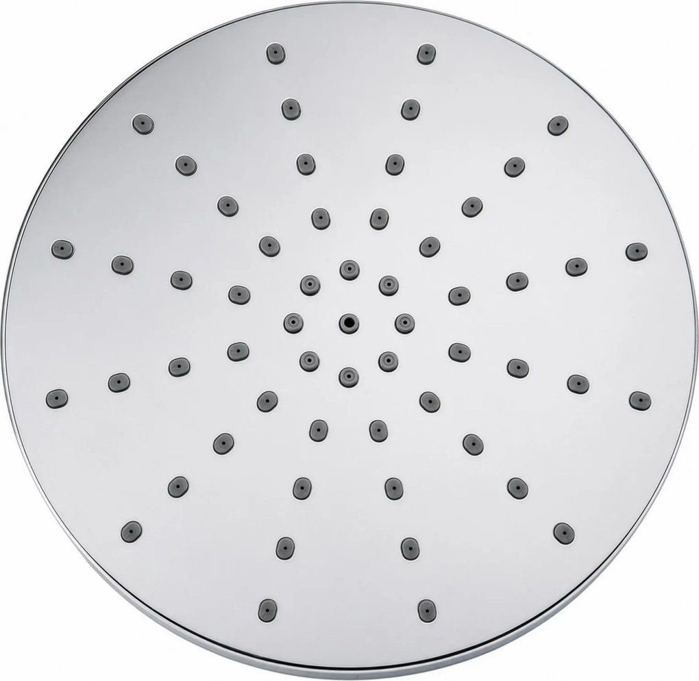 Erga Dubaj, sprchový set s batériou a hlavovou sprchou 23 cm, chrómová, ERG-YKA-BP.DUBAJ23-CHR