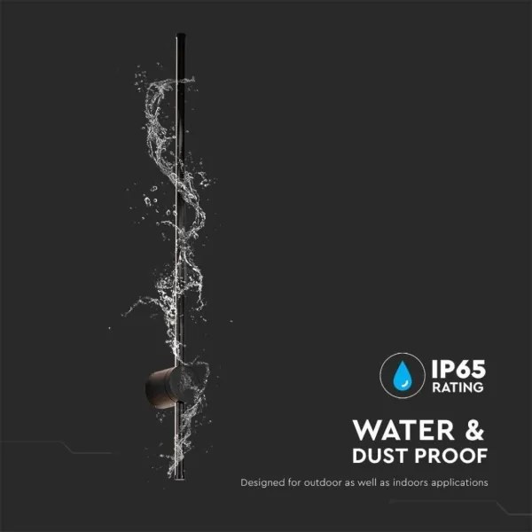 LED Vonkajšie nástenné svietidlo LED/12W/230V 4000K IP65 čierna