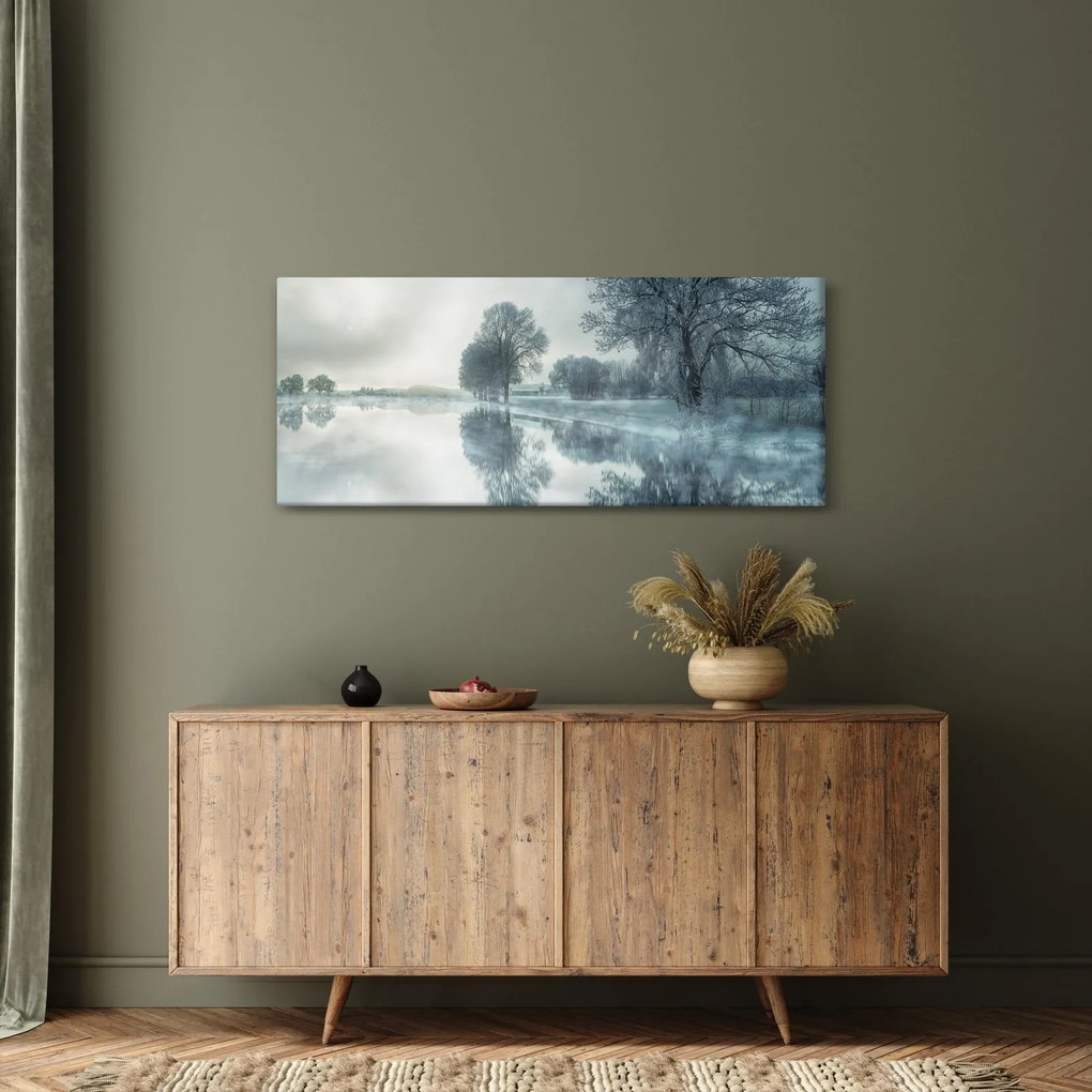 Obraz zimnej prírody (120x50 cm)