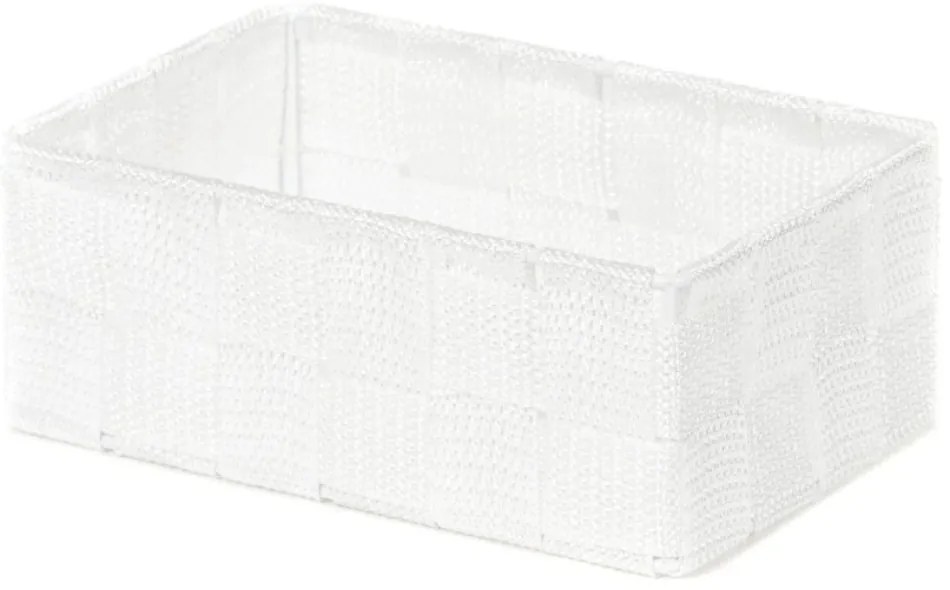 Compactor Úložný organizér do zásuvky Compactor TEX - košík M, 18 x 12 x 7 cm, biely, M