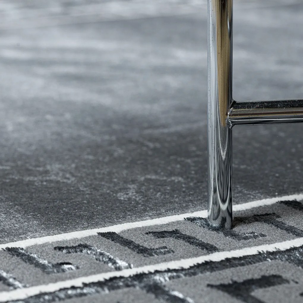 Dywany Łuszczów, Kusový koberec Allure 1960 grey, 140x190, šedá, kancelária