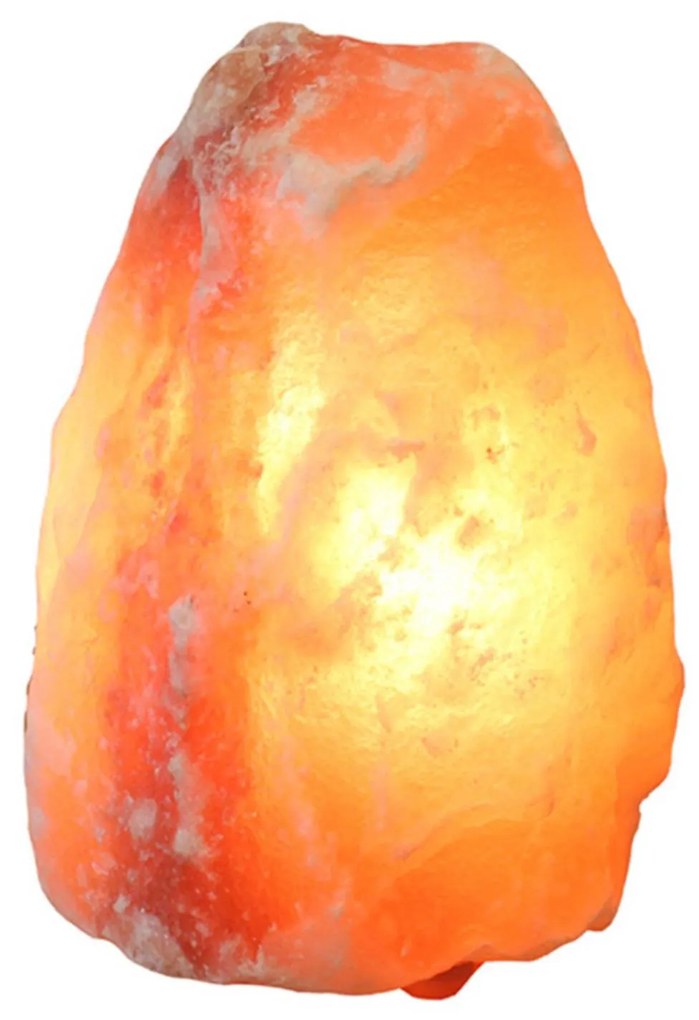 Soľná lampa Rock bez podstavca, 2–3 kg, jantárová