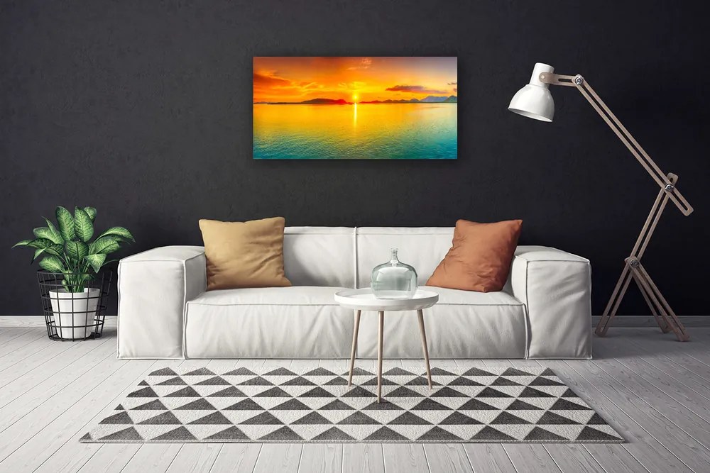 Obraz na plátne More slnko krajina 120x60 cm