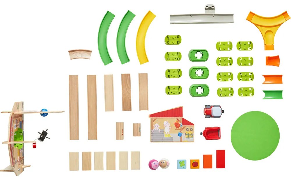 Guľôčková dráha Kullerbü – Farmárska dráha so zvukom - 48 ks