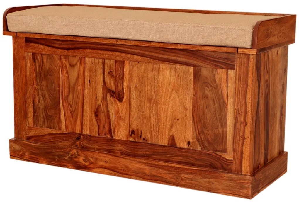 furniture-nabytek.cz - Truhla na sedenie z dreva palisander 105x60x40