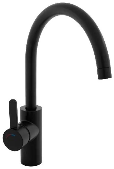 Livarno home Kuchynská batéria (okrúhly tvar, čierna) (100387686)