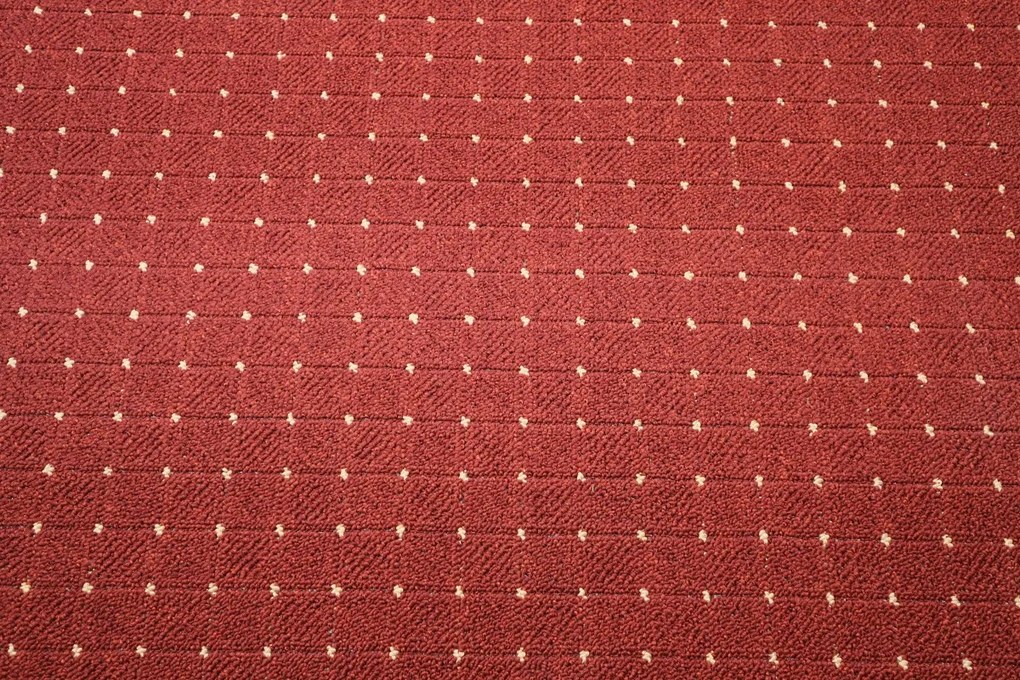 AKCIA: 👣🛡️120x160 cm Metrážny koberec Udinese terra - neúčtujeme odrezky z role + protišmyková úprava, šíře, oranžová, filc, chodba / predsieň