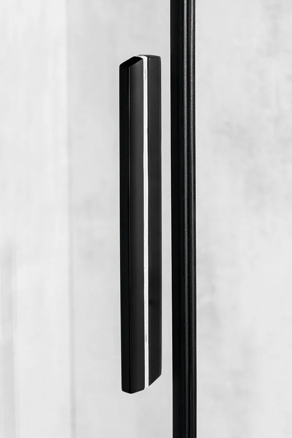 Polysan, ALTIS LINE BLACK sprchové dvere 1470-1510mm, výška 2000mm, sklo 8mm, AL4212B