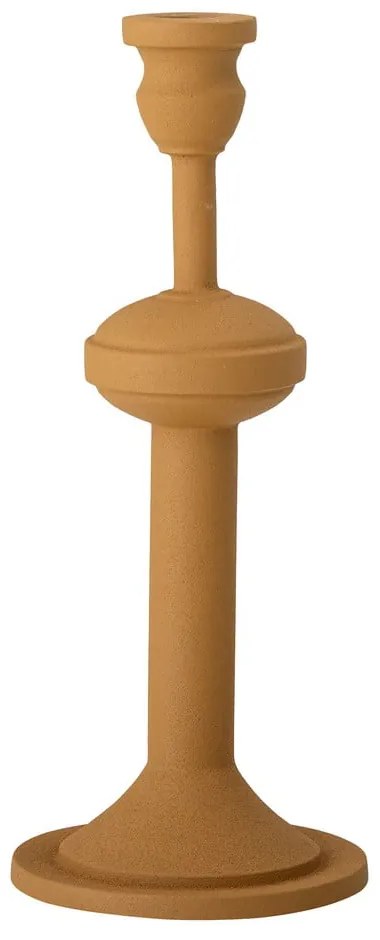 Žltý kovový svietnik Bloomingville Indica, výška 26 cm