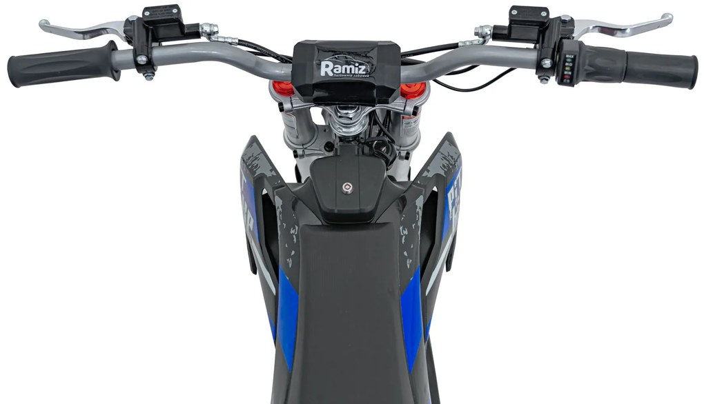 Elektrický detský PIT BIKE s batériovým motorom - modrý