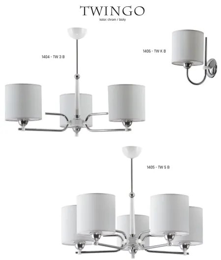 Jupiter 1406 - TW K B - Nástenné svietidlo TWINGO 1xE27/60W/230V