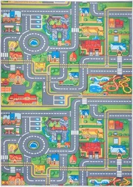 TA Koberec B-529 FLANNEL PRINTED Sivý Obdĺžnikový Rozmer: 200x300 cm