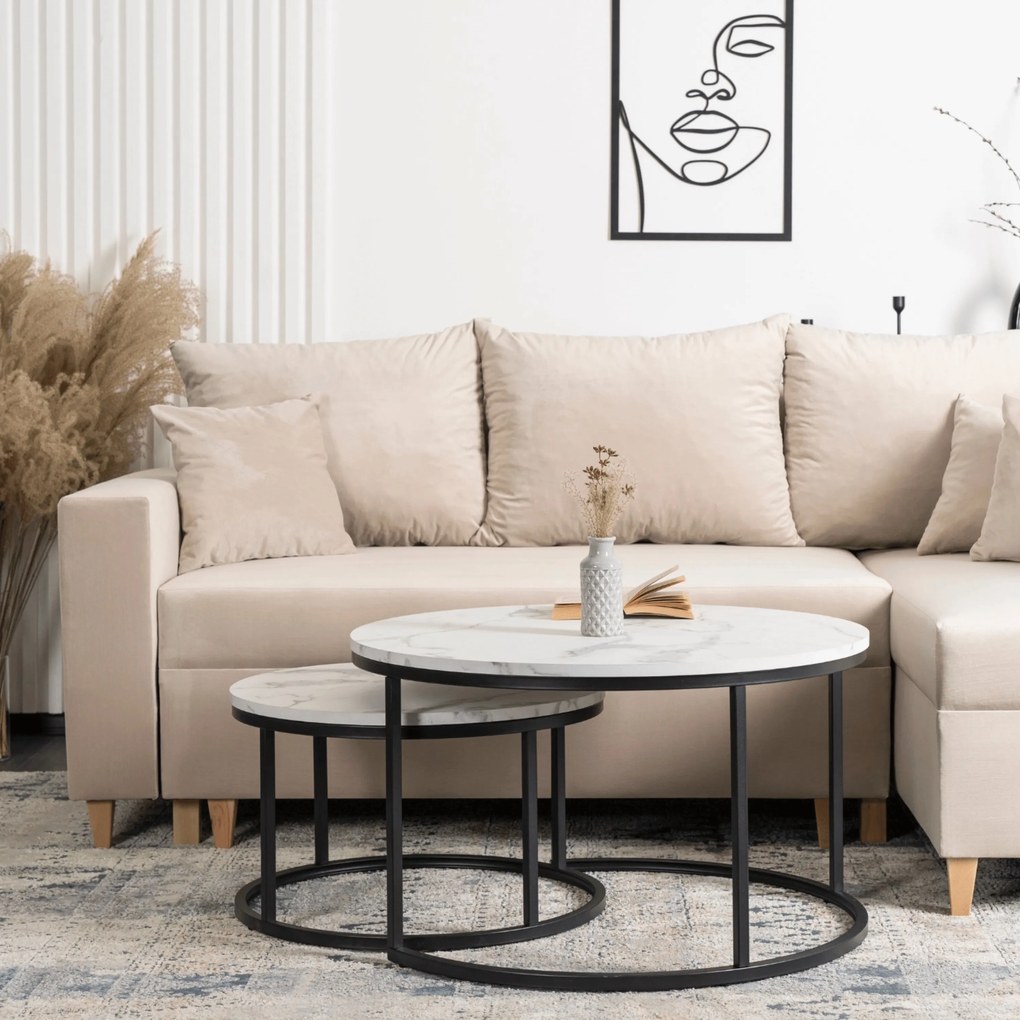 PROXIMA.store - Set dizajnových stolíkov DAFNE VEĽKOSŤ: MAXI