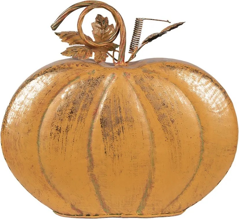 Decoration Pumpkin 34x15x32 Cm Orange Iron - 34*15*32 cm