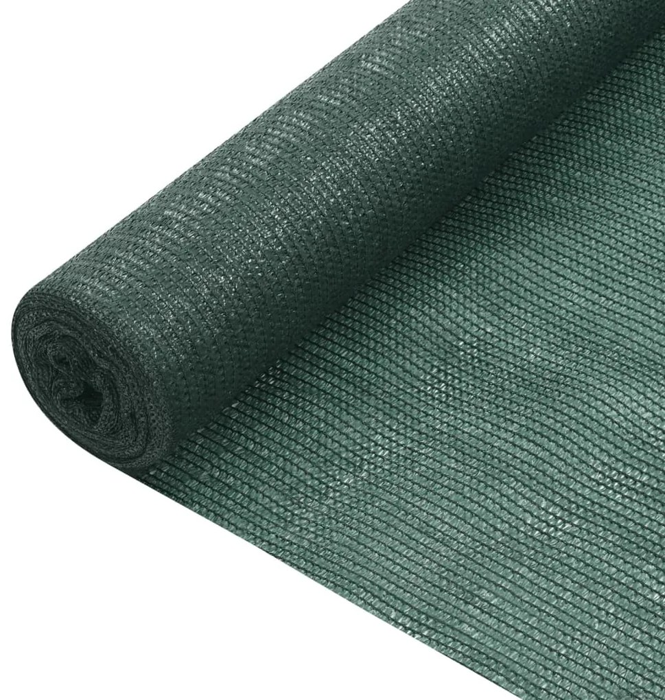 vidaXL Tieniaca sieť zelená 1,2x50 m HDPE 75 g/m²
