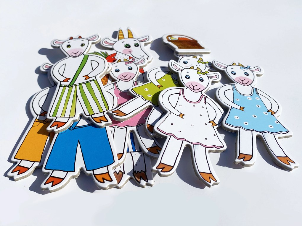 MARIONETINO Bábky a kulisy k rozprávke O kozliatkach