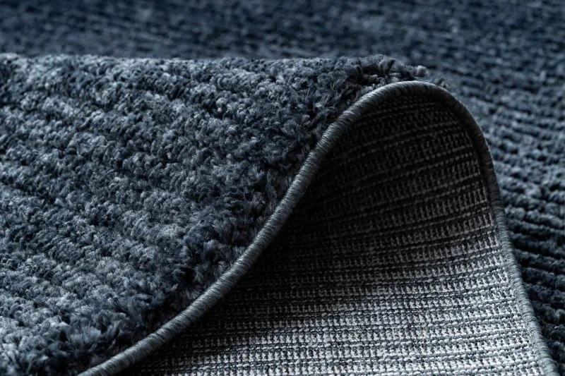 Koberec SEVILLA PC00B pruhy modrý, Maroko, Shaggy