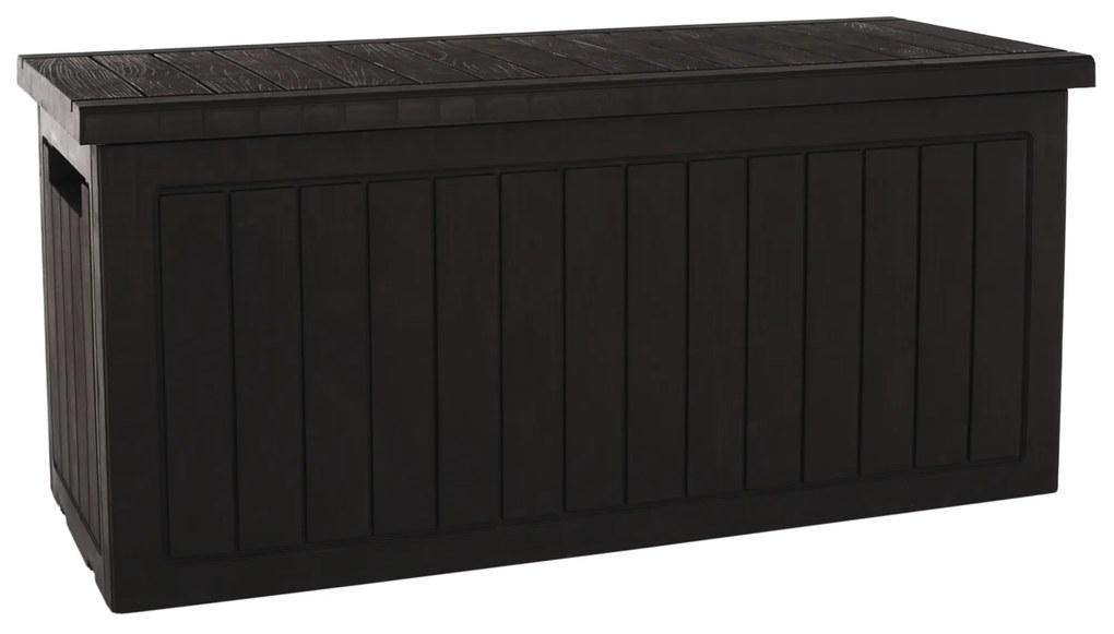 Záhradný úložný box, hnedá, DAGON