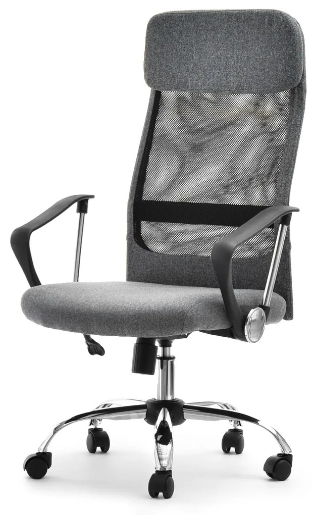 Kreslo Kuba (sivá + čierna). Akcia -19%. Vlastná spoľahlivá doprava až k Vám domov. 1109946