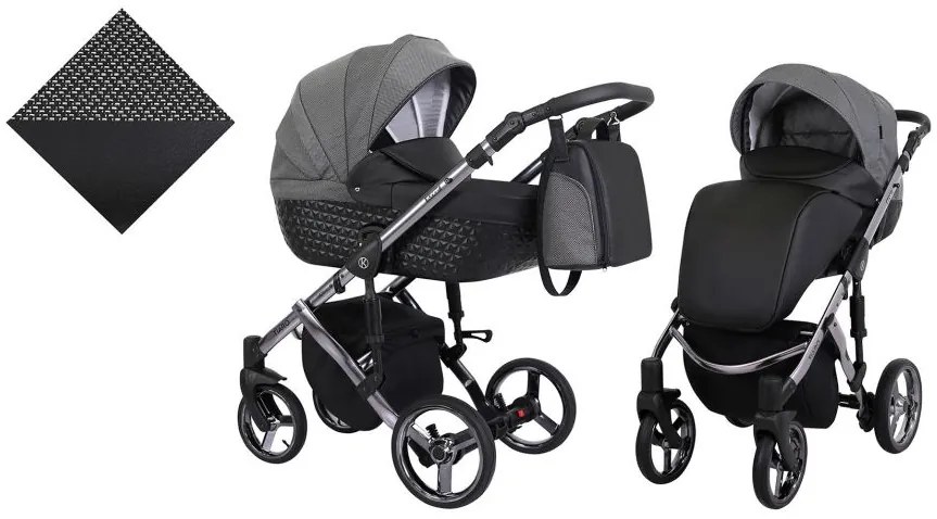 Kočík Kunert Tiaro Premium graphite frame 2v1 - 06