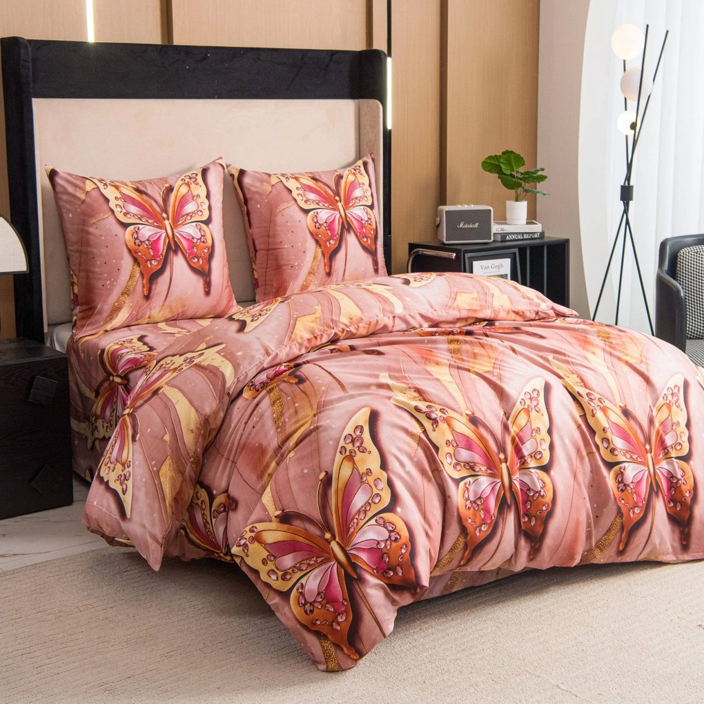 Obliečky z mikrovlákna MONARELLE ružové Rozmer obliečky: 70 x 80 cm | 140 x 200 cm