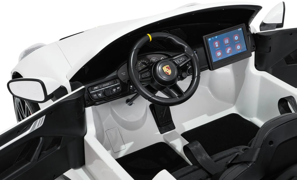 Detské elektrické autíčko Porsche 911 GT3 STRONG MP4 biele