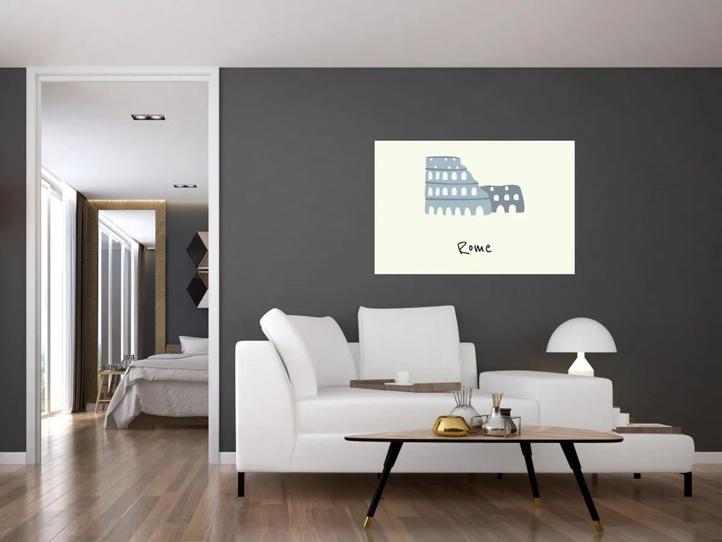 Obraz - Mestá Európy N⁰2 (90x60 cm)