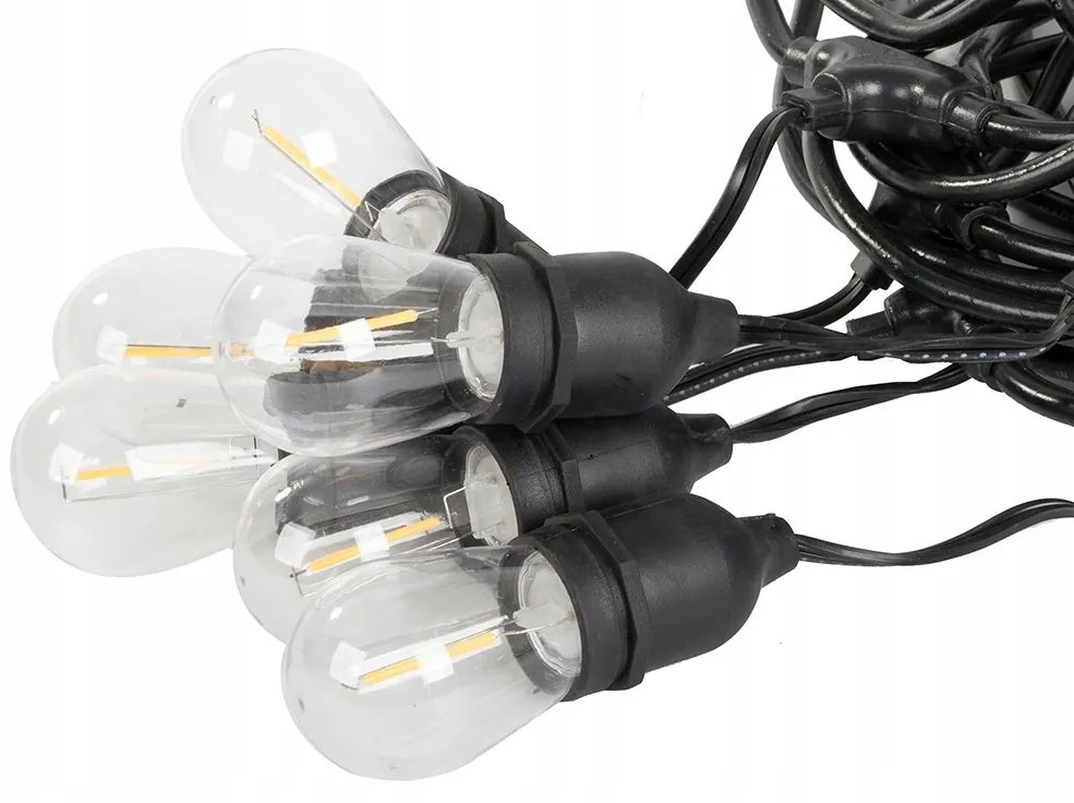 Verk 12300 LED Vonkajšia dekoračná reťaz girlanda 15 žiaroviek, IP44, 15 m
