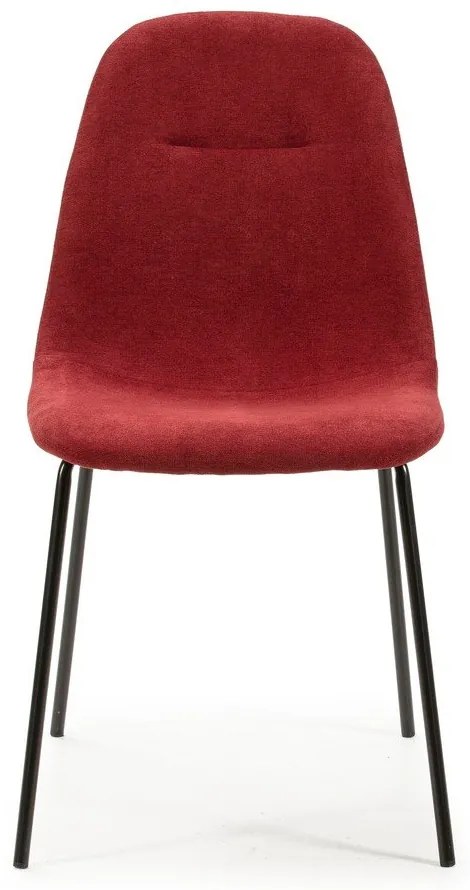 Červené jedálenské stoličky v súprave 4 ks Renne – Marckeric