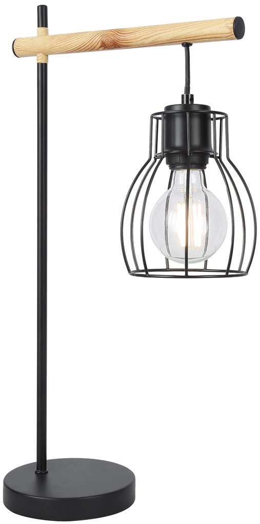 CLX Stolná lampa v škandinávskom štýle MASSIMILIANO, 1xE27, 60W