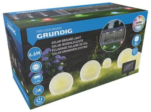 SADA 5x LED Solárne svietidlo LED/3,2V multicolor