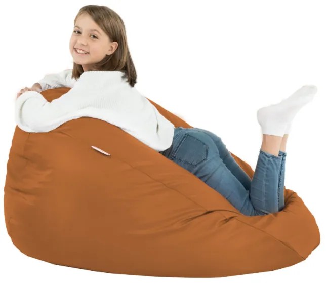 Sedací vak SAKO svetlohnedý ekokoža