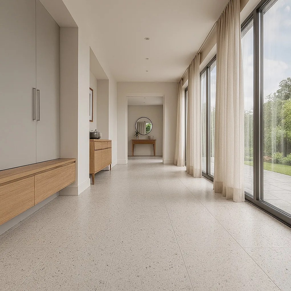 Beaulieu International Group, PVC podlaha - lino Master X 2981, na mieru, šíře 2m,4m, šedá, pvc, chodba / predsieň