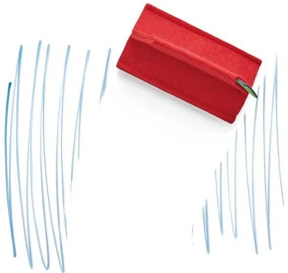 Magnetická stierka Magnetoplan MagnetoWipe EcoAware, červená