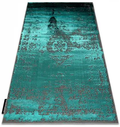 Moderný koberec DE LUXE 2083 ornament vintage - Štrukturálny zelená / sivá Veľkosť: 180x270 cm