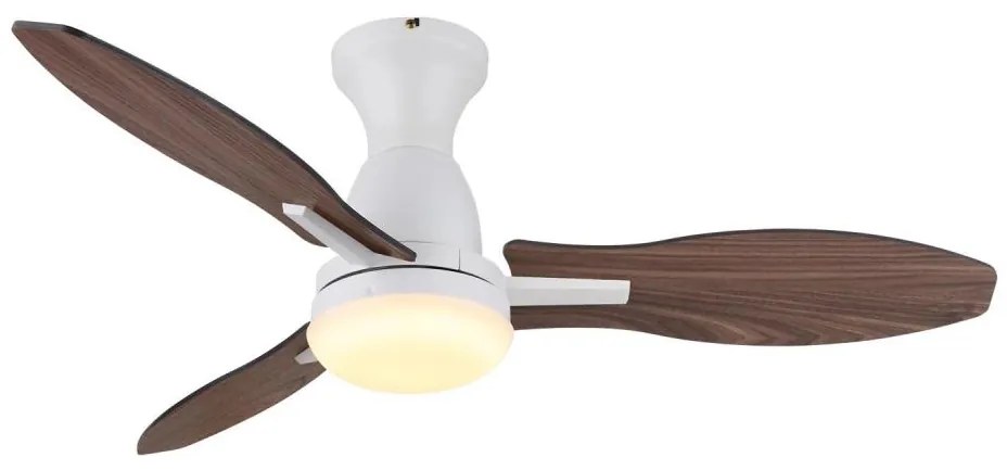 Globo 03671W - LED Stm. stropný ventilátor GALE LED/22W/230V 3000/4500/6000K +DO